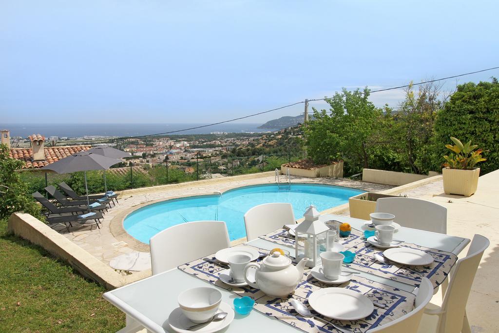 Sophies Homes Villa Panoramic Sea View And Pool Mandelieu Exteriör bild
